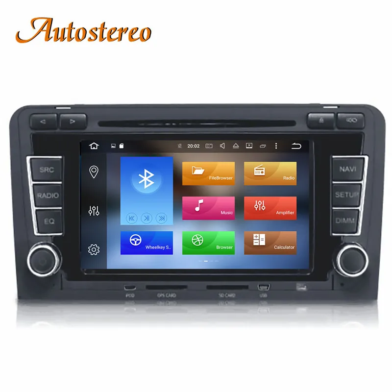 Flash Deal Android 9 Car DVD CD player GPS Navigation Auto Stereo For Audi A3 S3 2003-2012 car Multimedia radio tape recorder head unit 5