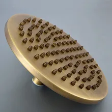 Best Price 8" ( inch ) Vintage/Retro Round Shower Head Antique Brass Water Rains With Shower Bathroom Set Wall Mounted Top spray zsh241