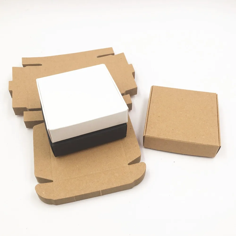 Крафт-бумага маленький самолет подарочные коробки маленькая квадратная форма коробка для конфет Свадебные принадлежности Упаковка