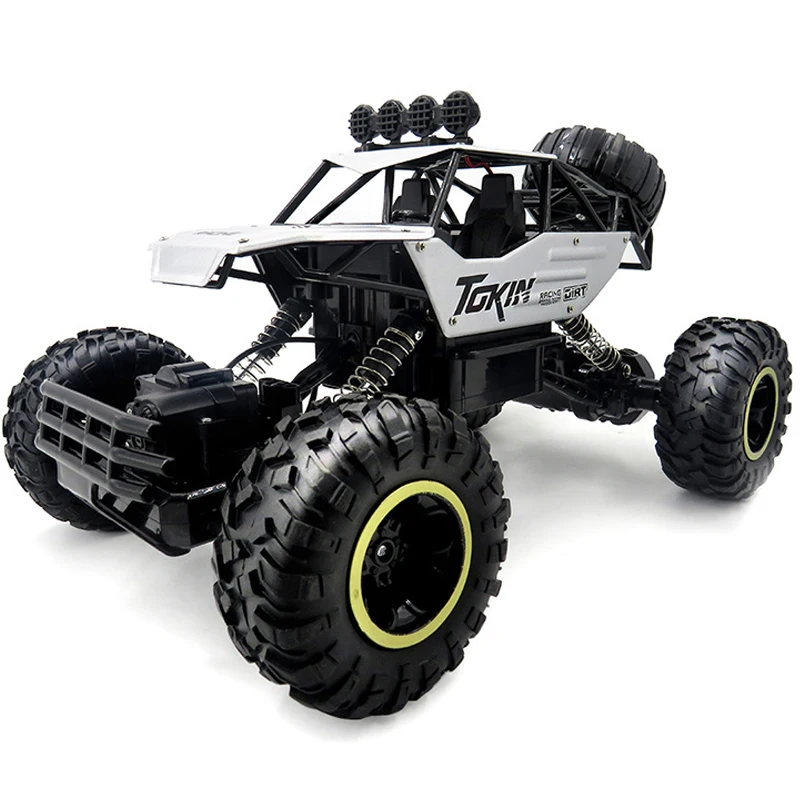 

1:12 4WD Cars 37cm Gold Alloy 2.4GHZ LED Light Radio Control RC Trucks Model High Speed Trucks Off-Road Trucks Toys for Children