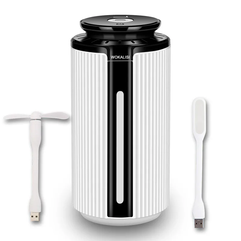 

ITAS1250 ABS Silent Humidifier Household Office Dormitory Air Purifier Intelligent Constant Humidity with 7 Colors Lamp