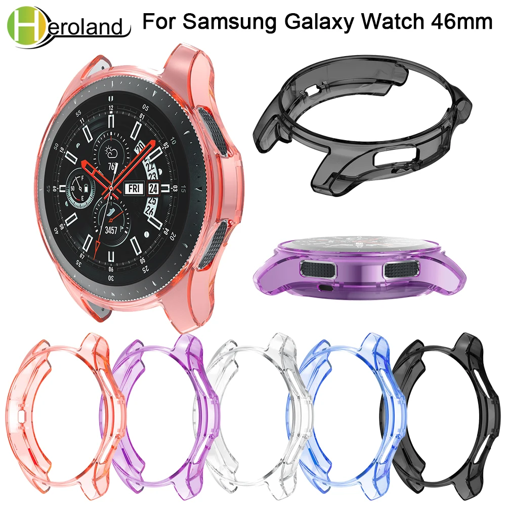 Защитный чехол из ТПУ для Samsung Galaxy Watch 46 мм аксессуары умных часов защитные чехлы с