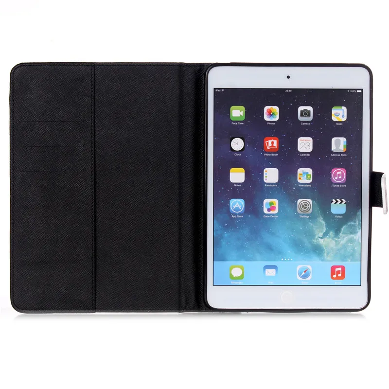 For Mini iPad Mini 2 3 1 Case Smart Wallet Flip PU Leather Silicone Stand Case Girl Kids Gift Protect Full Body Tablet Covers (18)
