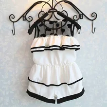 2016 summer baby girls clothes polk dot vest+shorts 2pcs infant girls clothing sets suit 2-7T pink lace roupas infantis menina