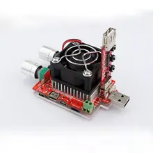 35 Вт постоянный ток двойная регулируемая электронная нагрузка+ QC2.0/3,0 триггеры быстрое напряжение usb Тестер Вольтметр старение разряда