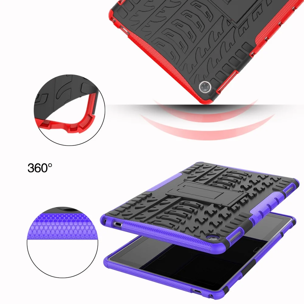 Гибридный армированный жесткий чехол из поликарбоната и силикона Защитный чехол для huawei Mediapad M5 Lite 10 10,1 дюймов BAH2-L09 BAH2-W09 BAH2-W19 Стенд кожаный чехол