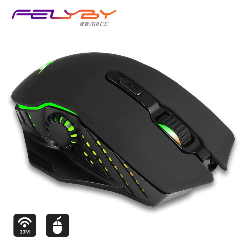

High quality professional rechargeable 6000DPI 2.4Ghz USB wireless gaming mouse mice sets with pad and USB extension cable