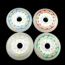 Скоростные коньки колесо мигающее колесо 100 мм 8 шт./партия calary