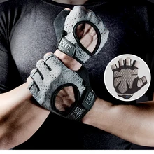 Без боли без усиления профессиональные перчатки для спортзала дышащие женские мужские Противоскользящие руки защита для тяжелого лифтинга Бодибилдинг половина пальца