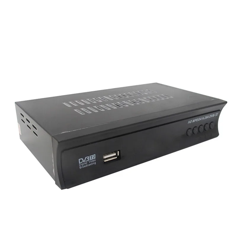 DVB-T2 High Definition HD Digital Video Broadcasting Terrestrial Receiver Compatible with MPEG-2/MPEG-4 H.264 TV Set Top Box DVB-T2 High Definition HD Digital Video Broadcasting Terrestrial Receiver Compatible with MPEG-2/MPEG-4 H.264 TV Set Top Box
