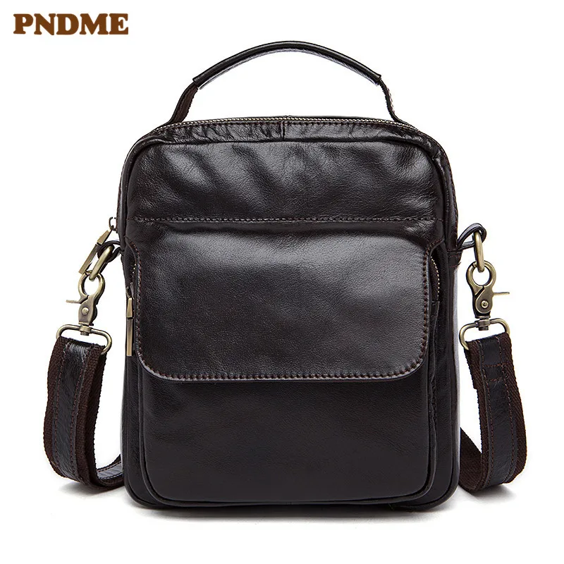 PNDME خمر عارضة جلد أصلي للرجال المرأة حقيبة كتف tFirst طبقة جلد البقر الرجال القهوة اللون Crossbody أكياس أعلى-حقائب بيد PNDME خمر عارضة جلد أصلي للرجال المرأة حقيبة كتف tFirst طبقة جلد البقر الرجال القهوة اللون Crossbody أكياس أعلى-حقائب بيد
