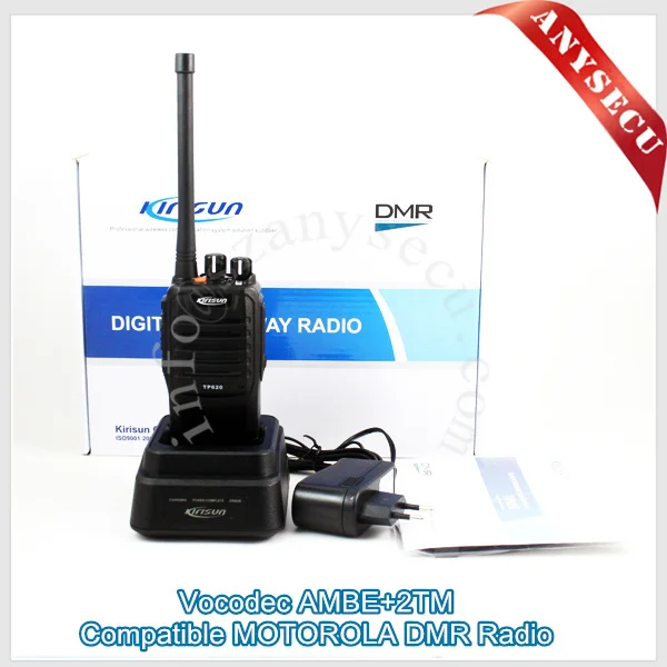 

IP67 water-proof Digital kirisun TP620 DMR Portable Radio Reliable Manufacturer Walkie Talkie AMBE+2TM Interphone