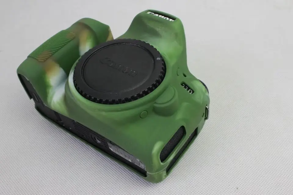 Мягкая силиконовая резиновая Защитная пленка для камеры Canon 77D