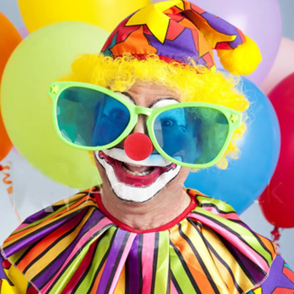 

Funny Circus Clown Red Nose Sponge Ball Party Cosplay Festival Props Masquerade Props Christmas and Halloween Dress Up