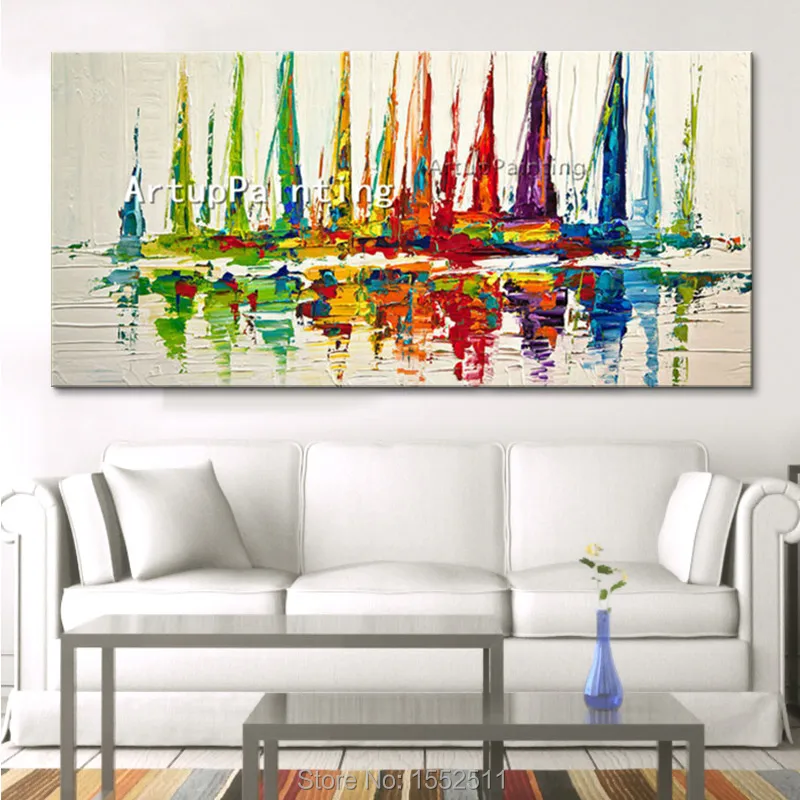 Aliexpress.com : Buy Hand painted canvas abstract oil