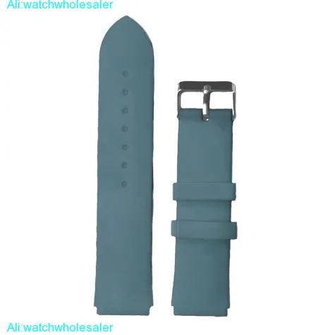 22mm Dark Cyan Color Silicone Jelly Rubber Unisex Watch Band Straps WB1061M22JB