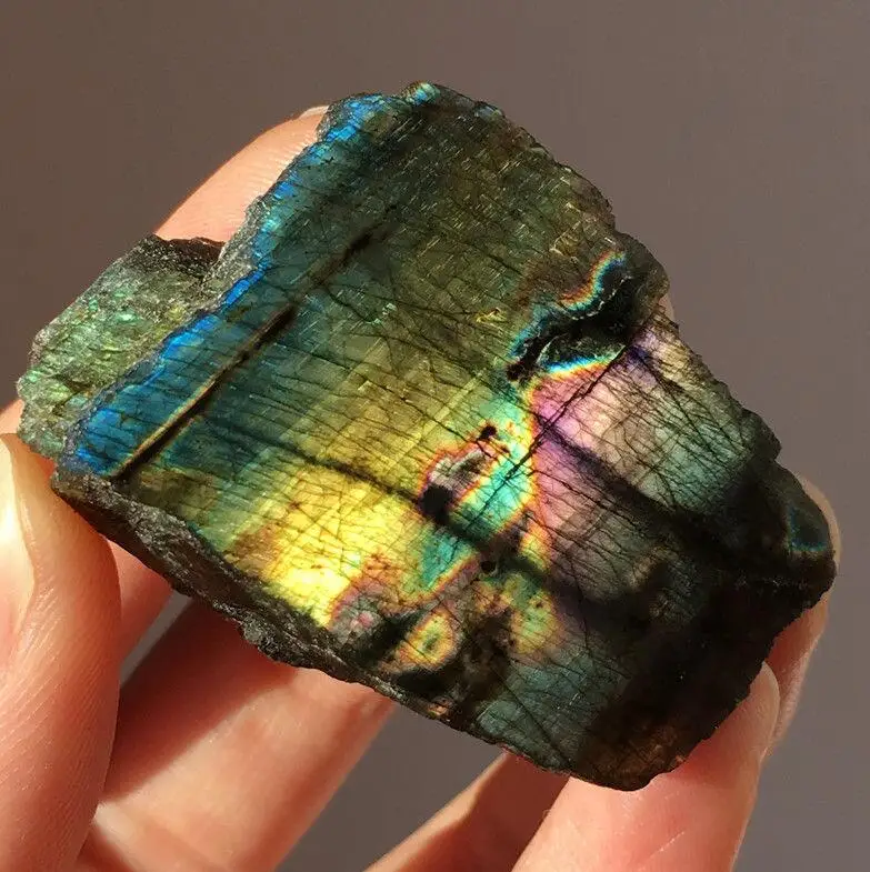 

30g Natural multicolor labradorite crystal original stone specimens