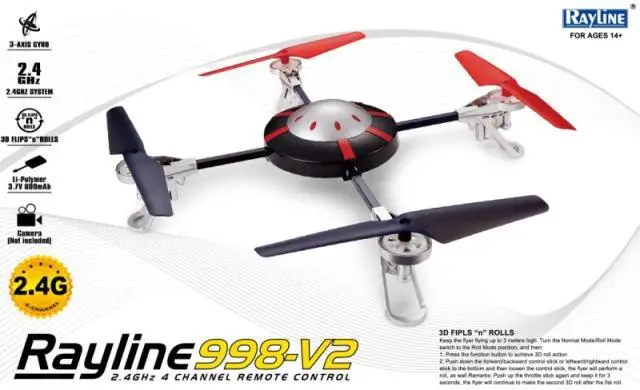 998-V2 2.4G 4CH RC UFO Quadcopter Aircraft RC Helicopter