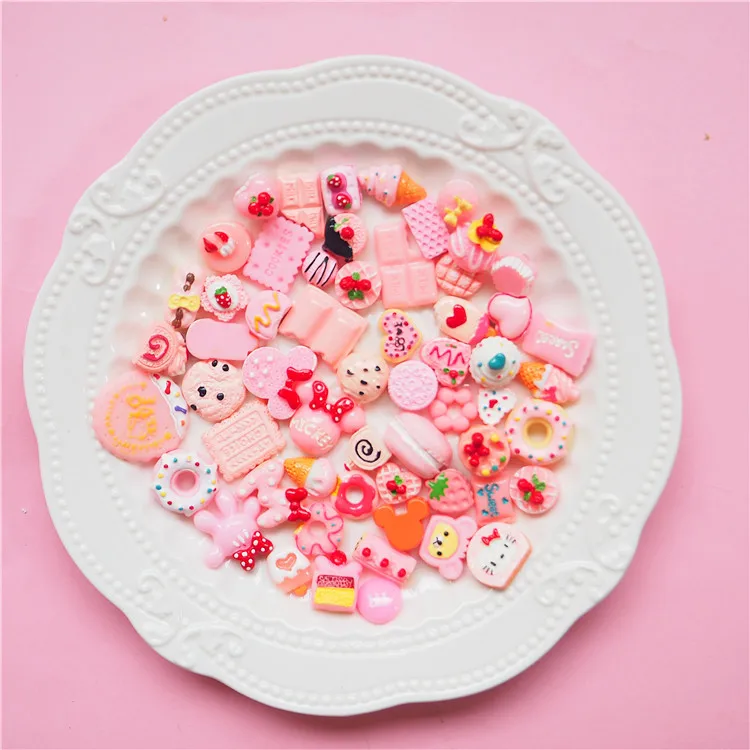 

8pcs Miniature Mini Food Fruits and Vegetables Kitchen Toys Ice Cream Cake Food Toy for Dolls Children Kids Kitchen Girls Toys E
