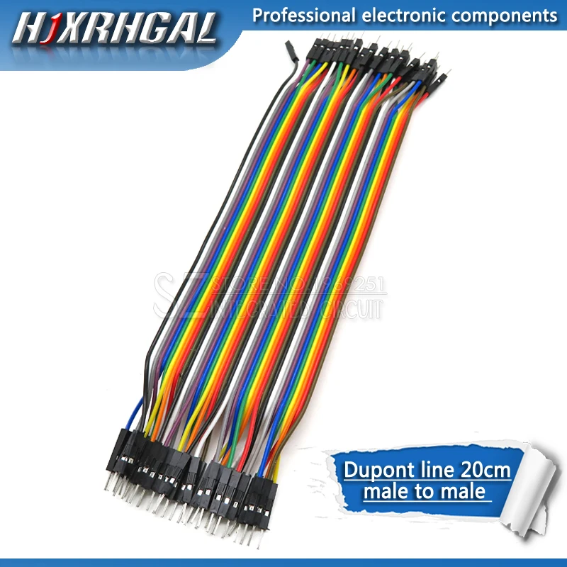 Dupont line 120 шт. 20 см разъем штырь гнездо и перемычка кабель для Arduino Комплект сделай