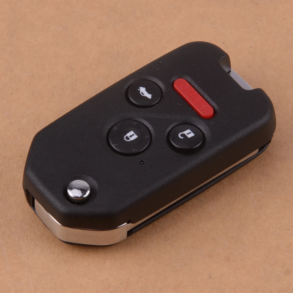 

CITALL 4 Button 313.8Mhz Car Flip Remote Key Fob ID46 Chip Fit for Honda Accord Civic 2003 2004 2005 2006 2007
