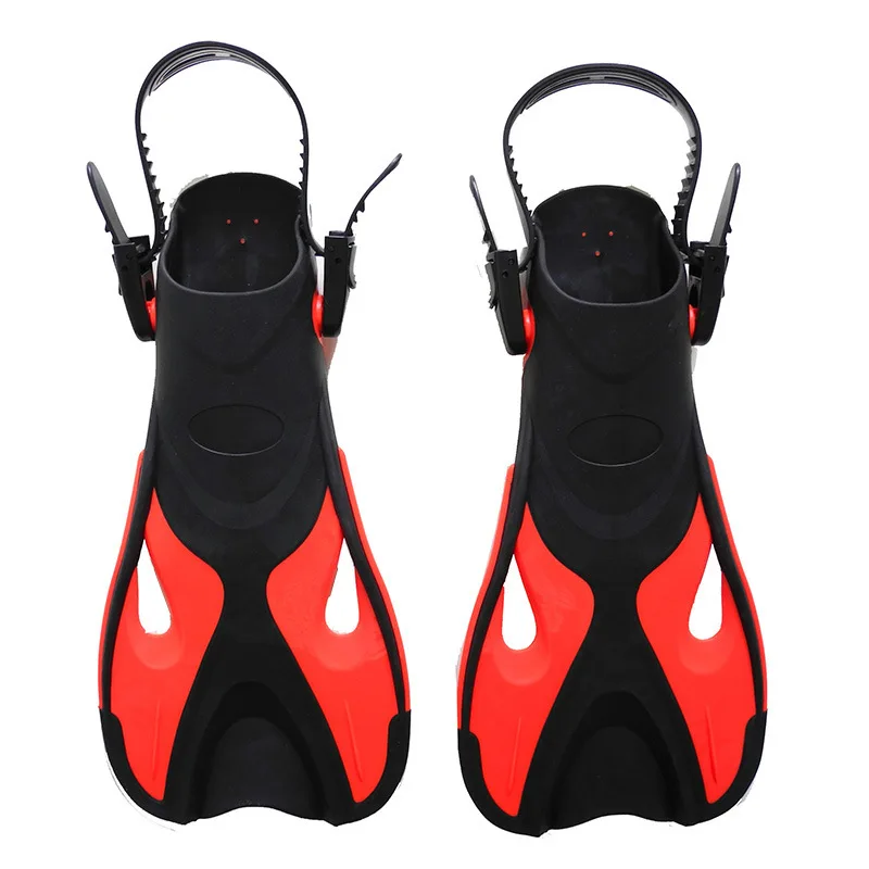 Palmes Légères Palmes Plongée Courtes Réglables Mizikuu - Taille 39-43 Avec Sac Filet - Natation, Plongée Avec Tuba Pinne Corte Nuoto Piscina