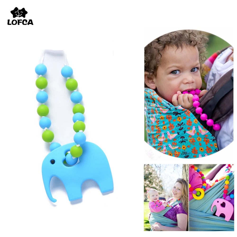 Silicone Baby Toy Fashion Accessory For Baby Carrier Chain Food Grade