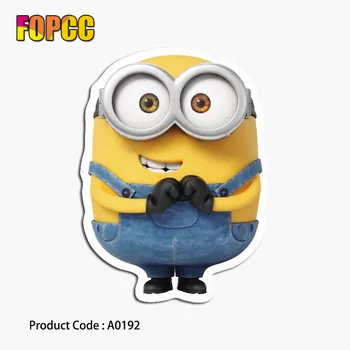 

Despicable Me Minions kids stickers for DIY Graffiti Cartoon guitar luggage skateboard bicycle waterproof PVC laptop stickers