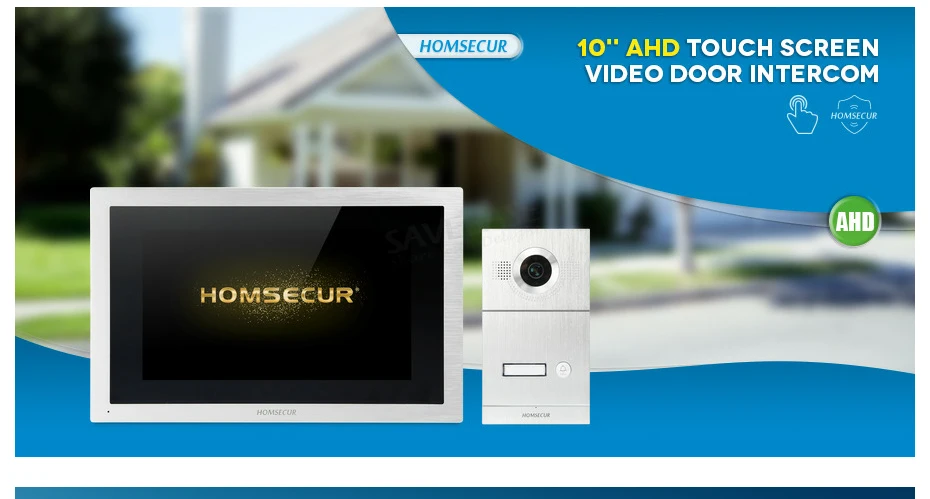 HOMSECUR 4 провода AHD видео домофон вызова Системы с камера из алюминиевого сплава 170 градусов BC121HD-1S + BM114HD-S