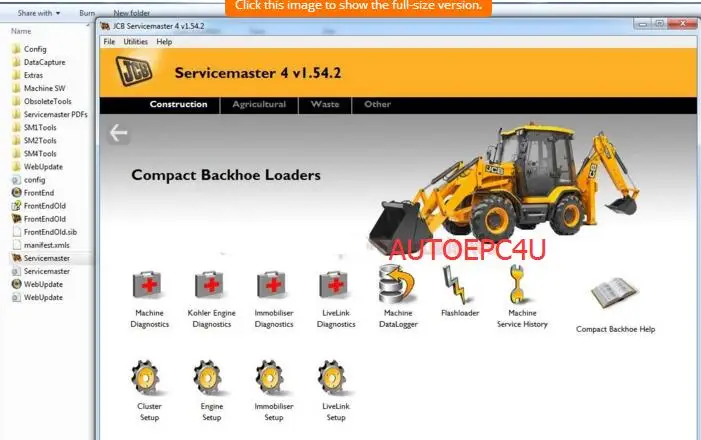 Диагностический комплект JCB (DLA) электронного сервисного инструмента JCB|kit kits|kit
