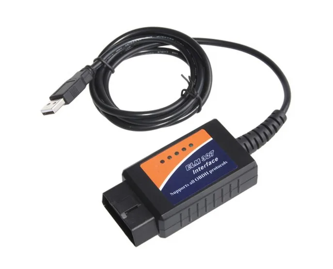 Промоакция 2017 usb elm327 версии v2.1 obd2 can bus сканер ELM USB диагностический интерфейс