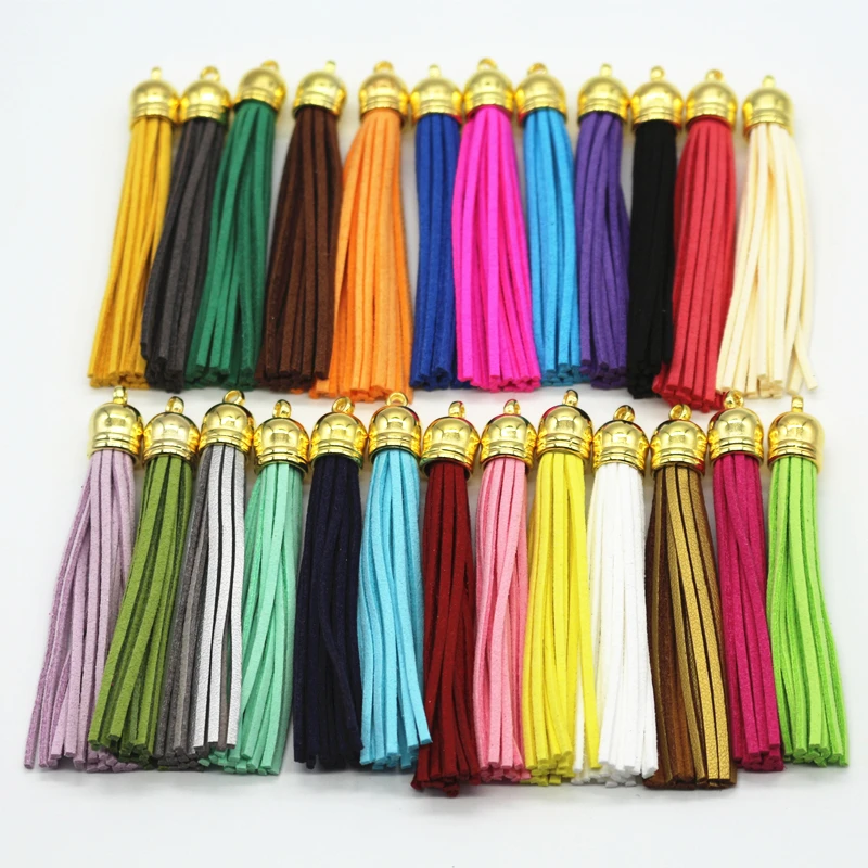 25 шт. подвески Кисточки для брелоков 85 мм|jewelry accessories|leather tasseljewelry making accessories |