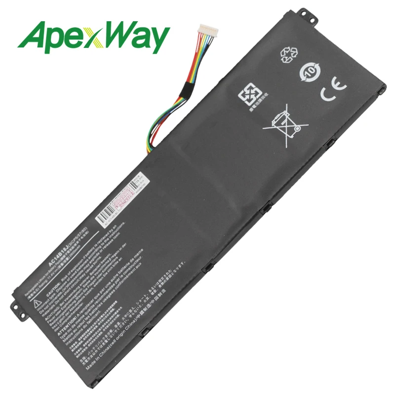 ApexWay ноутбук Батарея AC14B18J для ACER Aspire E3 111 E5 731 771G ES1 511 711 R13 R3 131T R5 471T R7 372T|Аккумуляторы