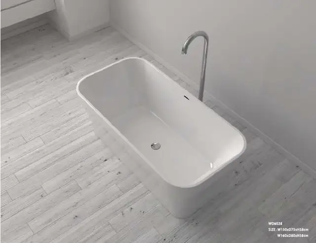 1600x800x580mm cupc approval acrylic with fiberglass resin bathtub