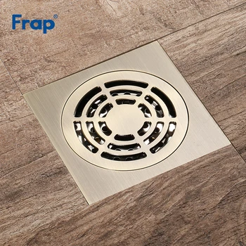 

Frap Drains Square Art Carved Shower Drain Strainer Waste Drainer Bath Shower Floor Drain Cover WC Bathroom Accessories Y38078