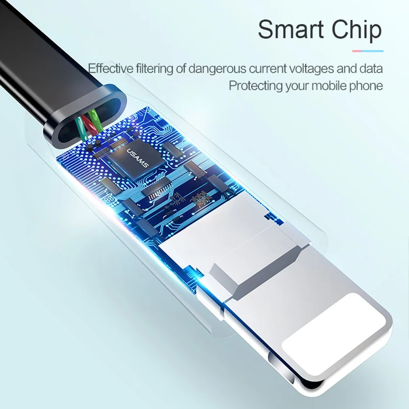 USAMS USB الهاتف كابل ل فون XR XS كابل لباد فون 6 7 8 زائد مزامنة بيانات USB 2A كابل شحن ل iOS 12 11 أبل USAMS USB الهاتف كابل ل فون XR XS كابل لباد فون 6 7 8 زائد مزامنة بيانات USB 2A كابل شحن ل iOS 12 11 أبل