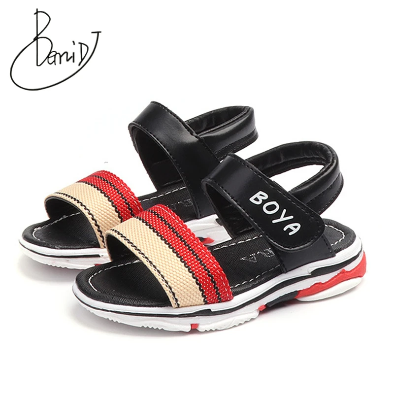 

New 2019 girls Boys sandals Beach Non-slip sandals kids Soft bottom Shoes Leisure girl sandals mini melissa flat with shoes