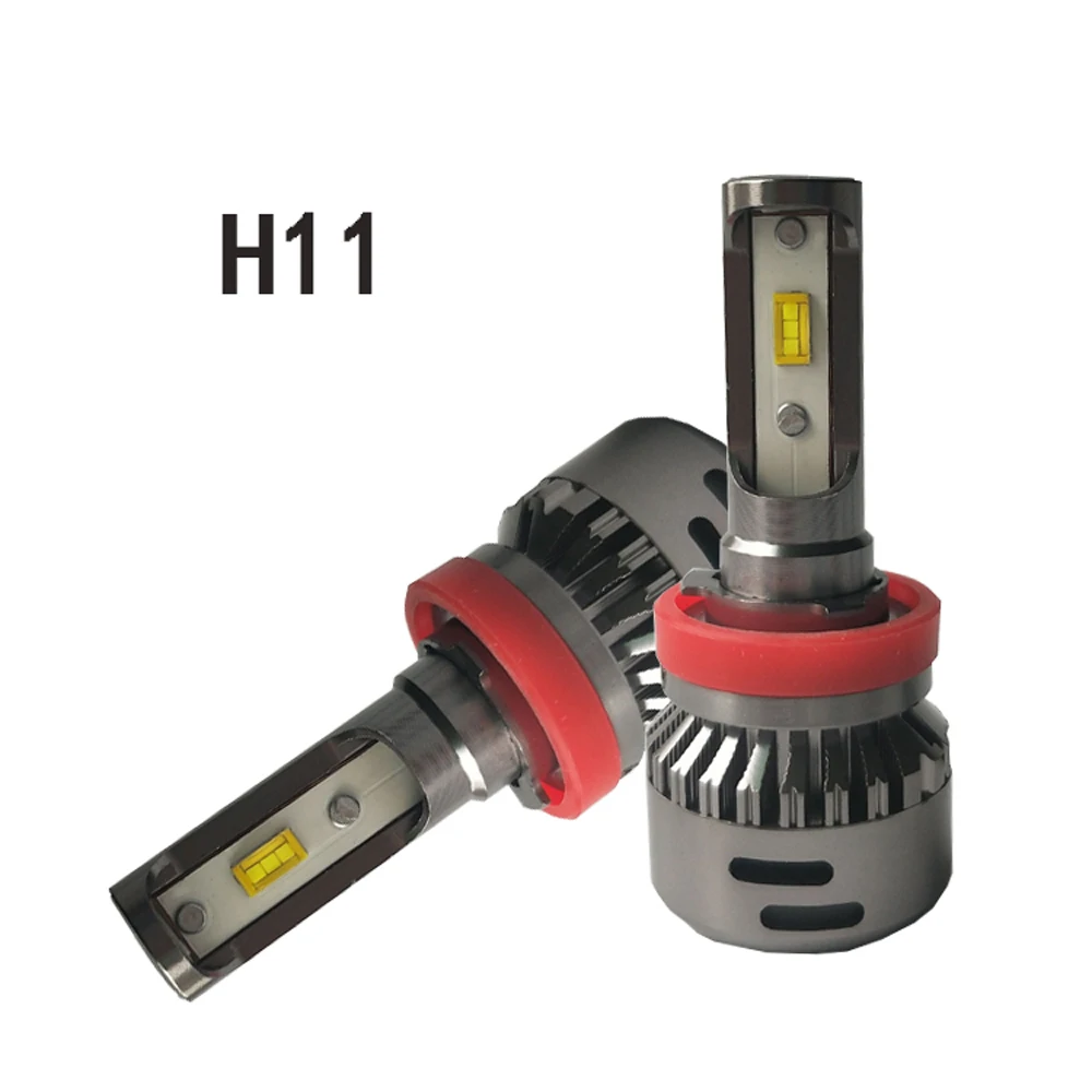 Free Shipping 55W H11 LED Head light 8000lm Super Bright Car 12V 55W