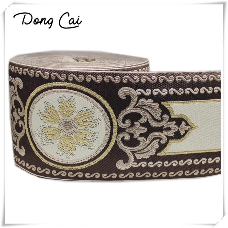 

Wide webbing curtain polyester Ribbon curtain laciness ethnic embroidered ribbon Home textile fabric strap Width 14CM