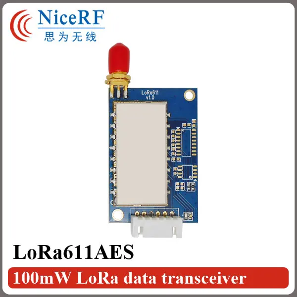 G-NiceRF 2PCS LoRa611 RS232 433 100mW 4-5KM sx1278//sx1276 Transmitter Receiver LoRa Module