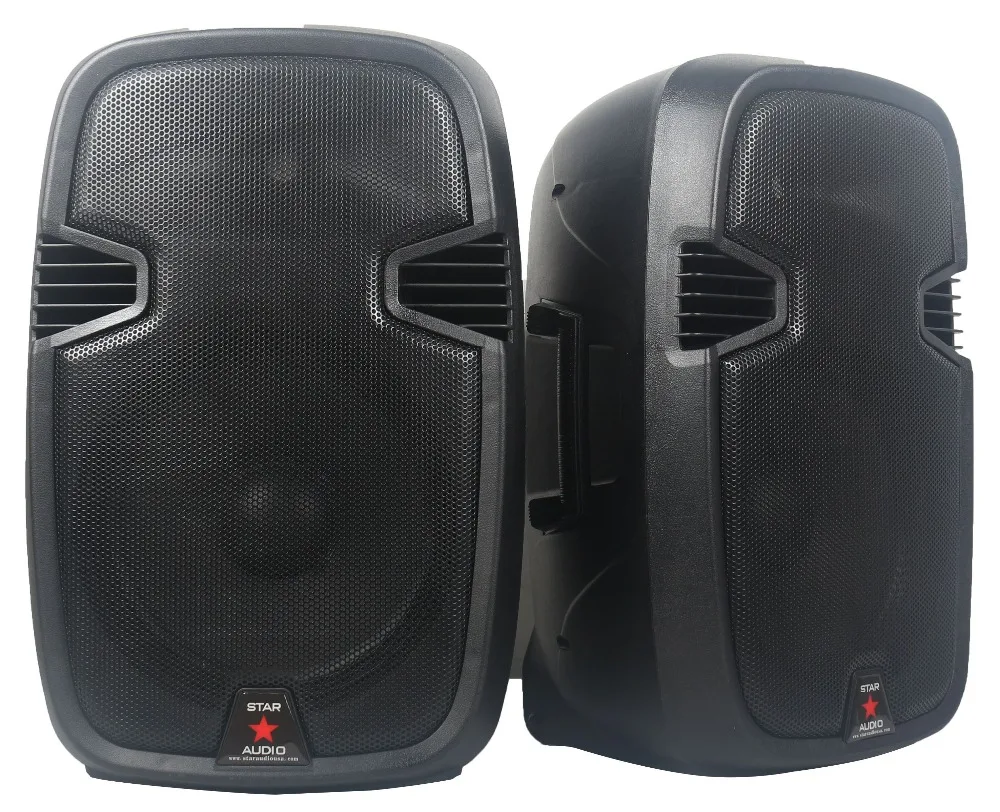 2pcs 12 inch powered 2000w speaker with bt usb sd card for pa dj stage in the show