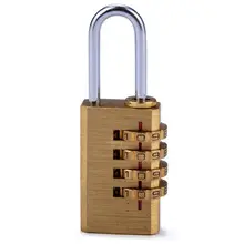 Мини 4-разрядный пароль набора цифровой замок с паролем Комбинации замок безопасности сбрасываемый дорожная сумка двери PAK55