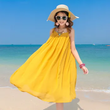 

2019 Party Dresses Mid-Calf Spaghetti Strap Dress Sleeveless Dress Elegant Bodycon Sling Yellow Dress New Items