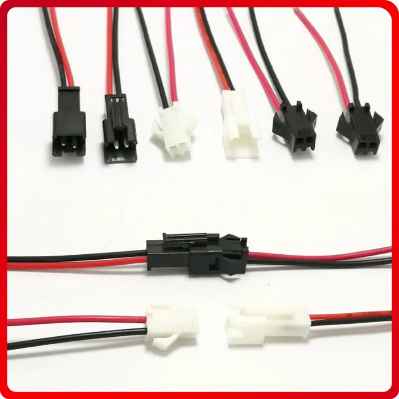 

Promotion! 10Pairs 15cm Long JST SM 2Pins Plug Male to Female Wire Connector