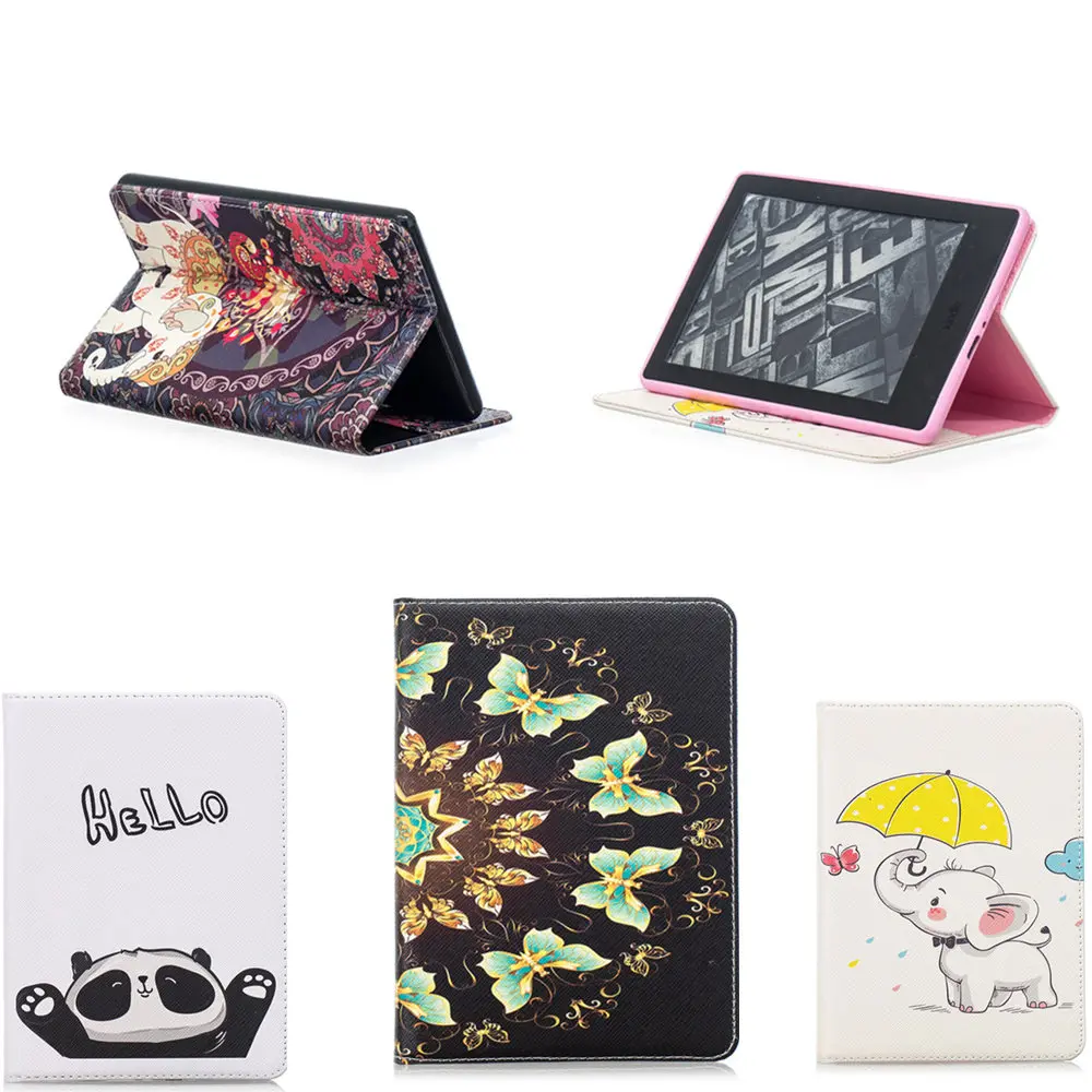 Флип-чехол из искусственной кожи для нового kindle 8го поколения fundas для amazon kindle 8 поколения SY69JL с милым рисунком