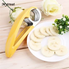 Stainless Steel Sausage Banana Slicer 1 Pcs Fruit Cutter Cucumber Chopper Salad Vegetable Cooking Tools Kitchen Tool Brand New