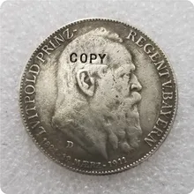 1911 Bavaria Германия большое серебро 5 Марка Серебро копия памятные монеты-копии монет медаль коллекционные монеты