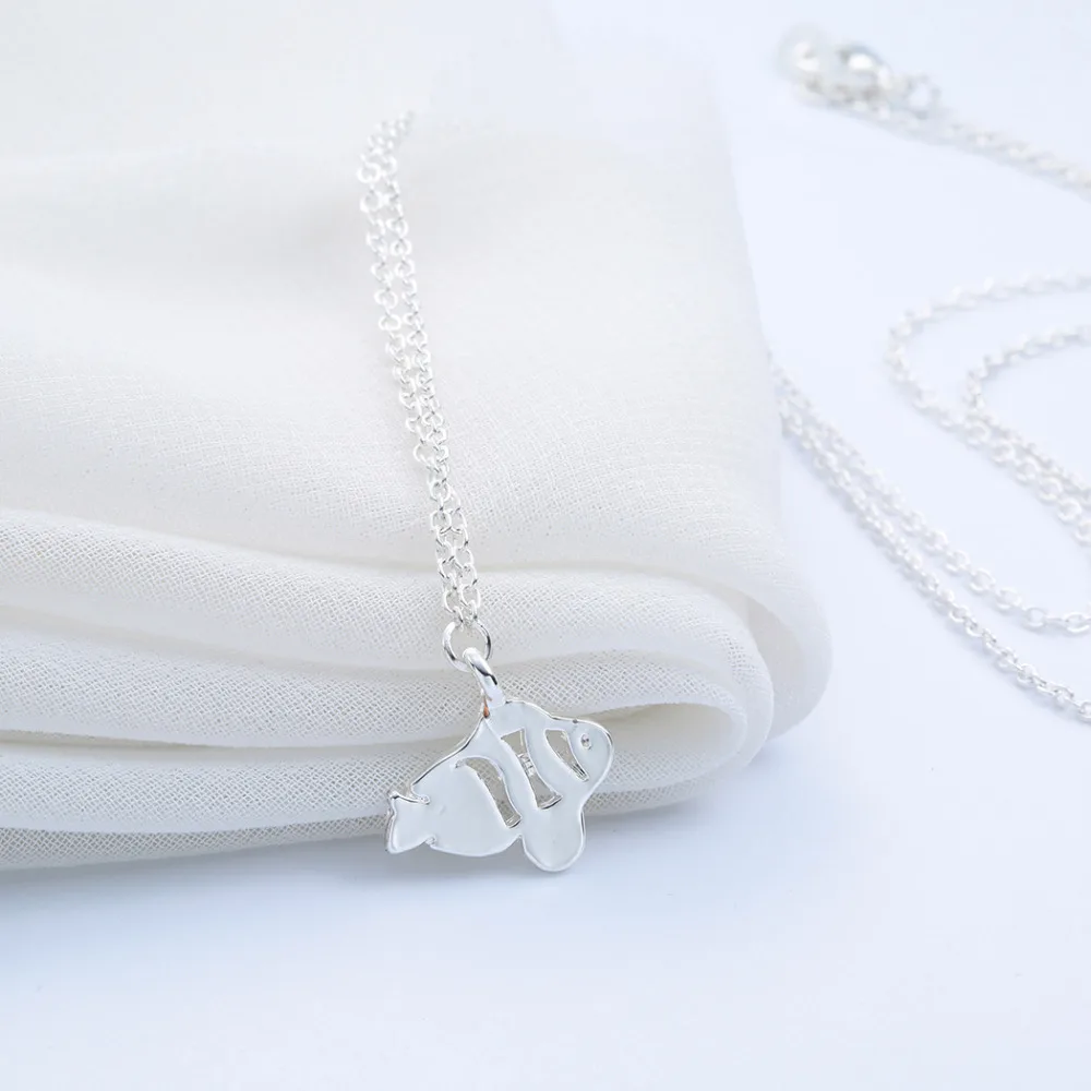 Цепочка с подвеской в виде рыбы 1 шт.|statement jewelry|pendant necklacefish necklace |