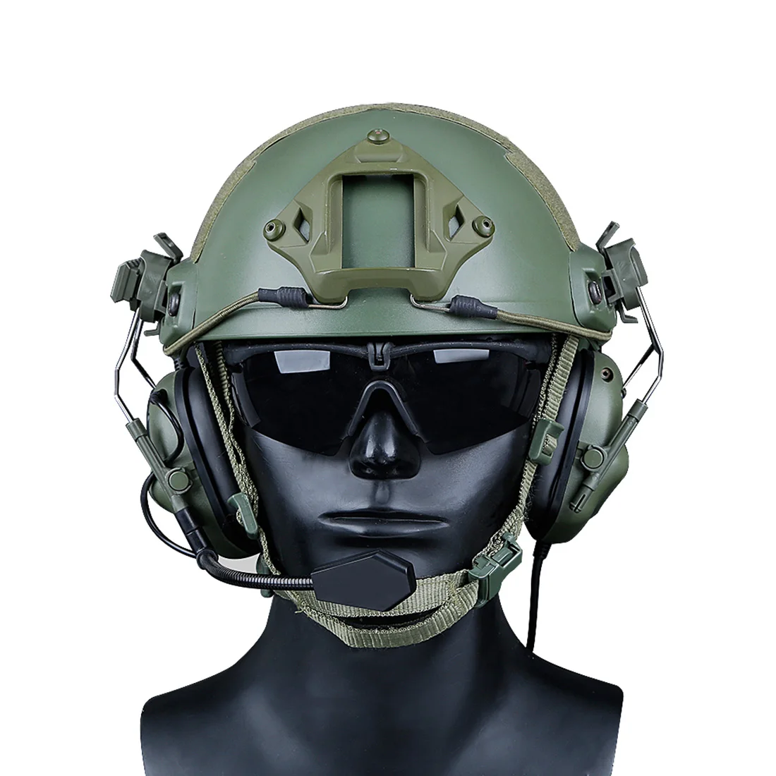 

WST Gen.5 Helmet Type Communication Noise Canceling Headphones Sound Pickup Noise Reduction Headset - OD