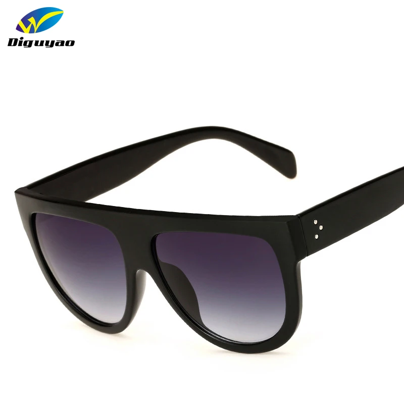 

DIGUYAO Sunglasses Women Brand Shades Men Retro Flat Top Cat eye Glasses Design Vintage Sunglass Female Oculos de sol feminino
